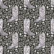 Cowgirl Like Me Black Peel and Stick Wallpaper by RoomMates - RMWS1264