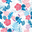 Disney Stitch Tropical Flowers Pink Peel and Stick Wallpaper by RoomMates RMWS1266