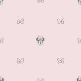 Disney Minnie Mouse Sweet Bows Pink Peel and Stick Wallpaper by RoomMates RMWS1269