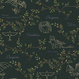 How to Train Your Dragon Toothless Radical Nature Green Peel and Stick Wallpaper by RoomMates RMWS1297