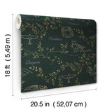 How to Train Your Dragon Toothless Radical Nature Green Officially Licensed DreamWorks Peel and Stick Wallpaper by RoomMates - RMWS1297
