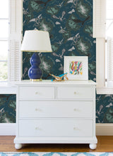 How to Train Your Dragon Isle of Berk Blue by RoomMates DreamWorks Officially Licensed Peel and Stick Dragon Map Wallpaper - RMWS1300