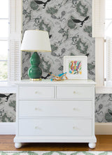 How to Train Your Dragon Isle of Berk Grey by RoomMates DreamWorks Animation Licensed Dragon Map Peel & Stick Wallpaper - RMWS1301