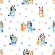 Bluey & Bingo Hearts Multicolor Peel and Stick Wallpaper by RoomMates - RMWS1307