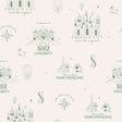 Wicked Land of Oz Peel and Stick Wallpaper Green by RoomMates RMWS1308