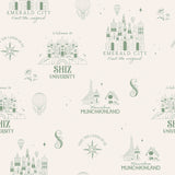 Wicked Land of Oz Peel and Stick Wallpaper Green by RoomMates RMWS1308