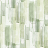 Watercolor Glass Olive Green Peel and Stick Wallpaper by RoomMates - RMWS1313