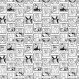 Marvel's X-MEN '97 Comic Cast Black and White Peel and Stick Wallpaper by RoomMates RMWS1319