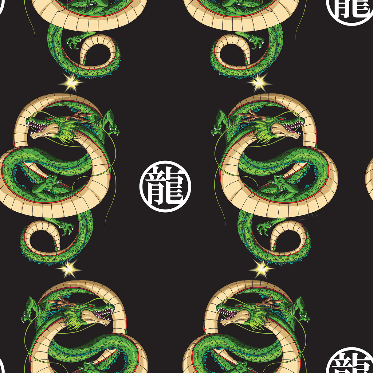 Dragon Ball Z Shenron Dragon Black Peel and Stick Wallpaper by RoomMates - RMWS1329