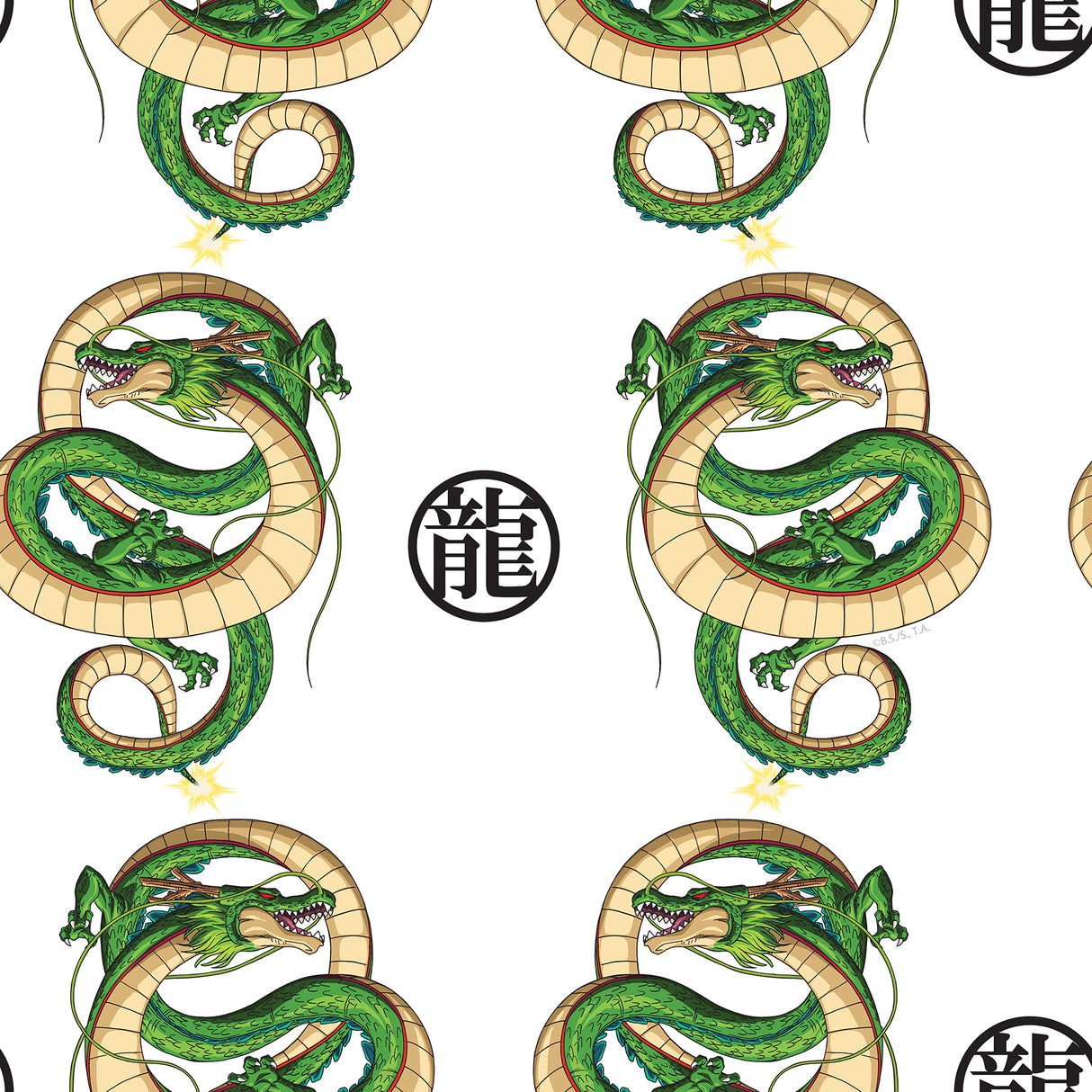 Dragon Ball Z Shenron Dragon White Peel and Stick Wallpaper by RoomMates - RMWS1330