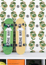Dragon Ball Z Shenron Dragon White by RoomMates Licensed Crunchyroll Novelty Peel and Stick Kids Wallpaper Roll 20.5 in x 18 ft - RMWS1330