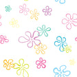 SpongeBob SquarePants Floral White Peel and Stick Wallpaper by RoomMates RMWS1368