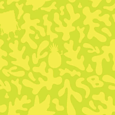 SpongeBob SquarePants Underwater Yellow Peel and Stick Wallpaper by RoomMates - RMWS1371
