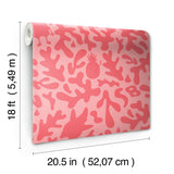 SpongeBob SquarePants Underwater Coral Peel and Stick Wallpaper by RoomMates Licensed Novelty Kids Wallpaper - RMWS1372