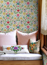 Snow White Wishing Garden Cream by RoomMates Disney Peel and Stick Wallpaper - RMWS1384