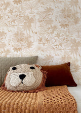 Disney Lion King Tropical Toile Burnt Orange by RoomMates Peel and Stick Kids Wallpaper Roll 20.5in x 18ft - RMWS1388
