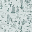 Disney Toy Story Toile Teal Peel and Stick Wallpaper by RoomMates RMWS1396