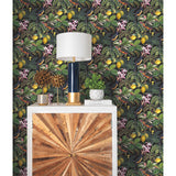 Mirage Oasis Multicolor Peel & Stick Wallpaper with Botanical Flower Pattern, Modern Style - York RMK12536RL