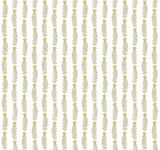 Eden White & Beige Wallpaper with Botanical Stripe Non Woven - York RP7343