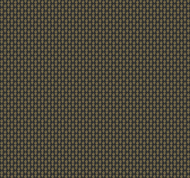 Petal Black Small Prints Non Woven Wallpaper - York RP7363