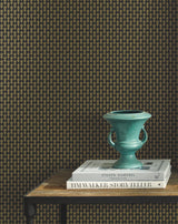 Petal Black Small Prints Non Woven Wallpaper - York RP7363