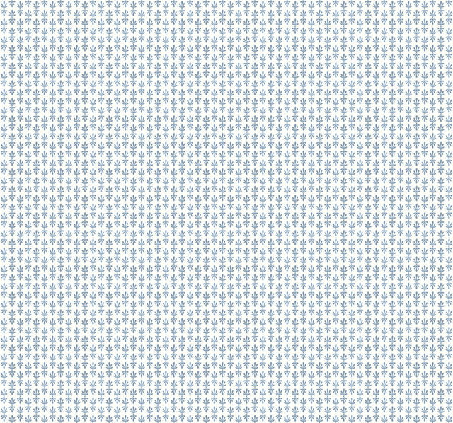 Petal White & Blue Wallpaper with Small Floral Motif  Rifle Paper Co. Second Edition - York RP7365