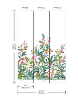 Peacock White Wall Mural with Feature Wall Animals & Insects Pattern - York RP7397M