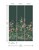 Peacock Emerald Wall Mural with Feature Wall Animals & Insects Pattern - York RP7398M