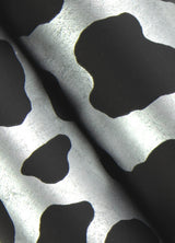 RuLeopard Black Peel & Stick Wallpaper with Modern Novelty Leopard Pattern - RPS6150