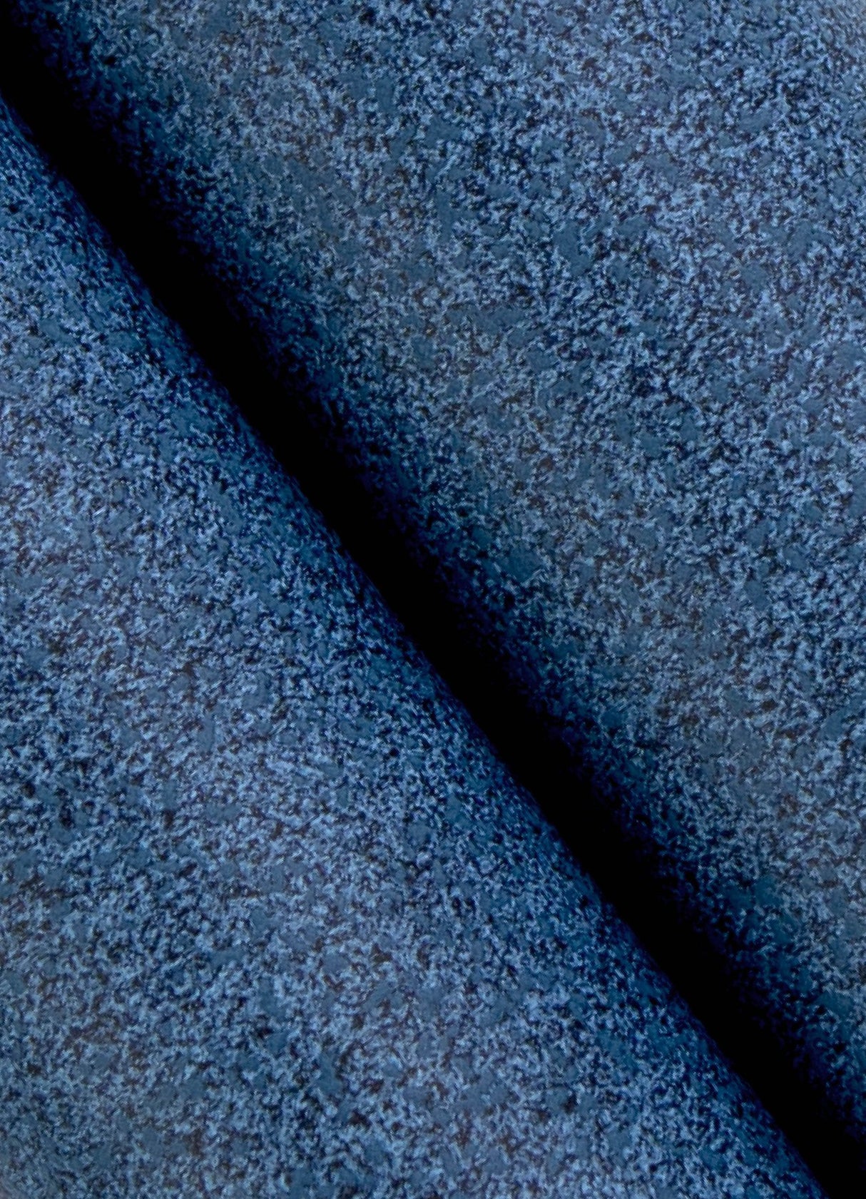 RuSuede Azure Blue Peel & Stick Wallpaper with Fabric Texture Motif - Brewster RPS6154