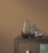 Vintage Tin Esquire Metallic Fabric-Backed Vinyl Wallpaper with Industrial Corrugated Texture - York RRD7219N