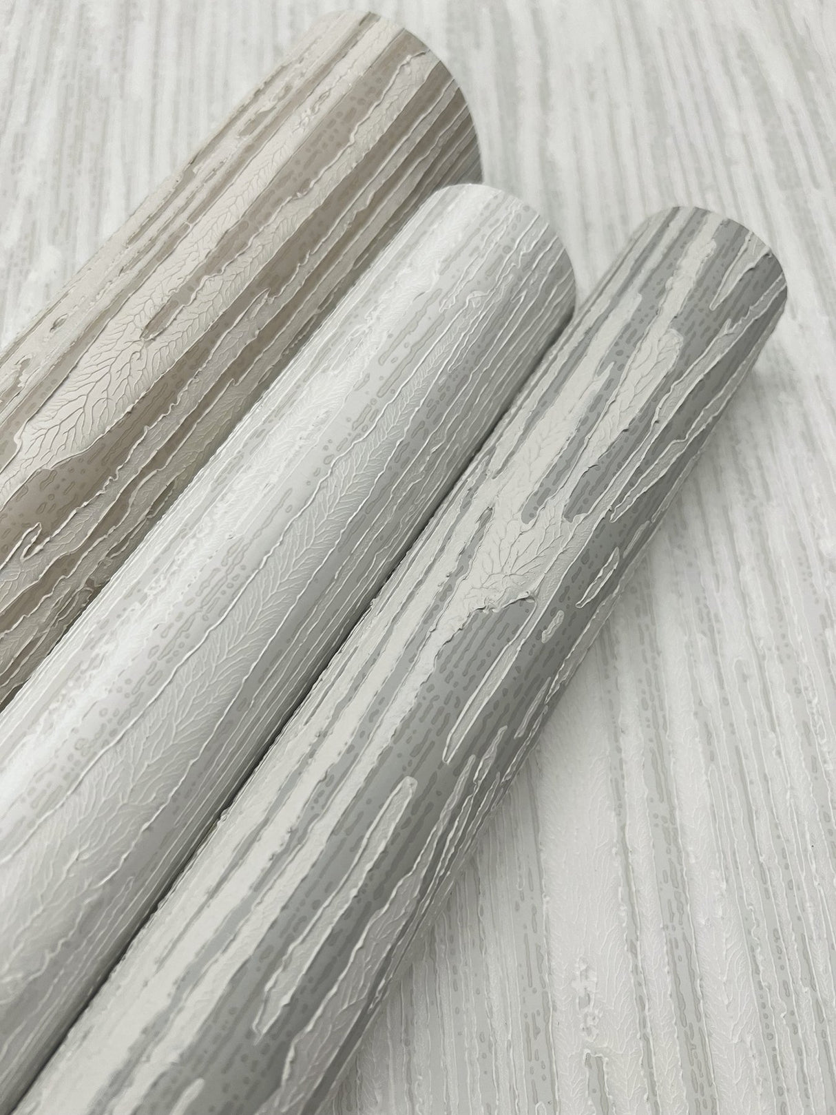 Heartwood Smoke Vinyl Non Woven Wallpaper with Cerused Woodgrain Texture - York RRD7602N