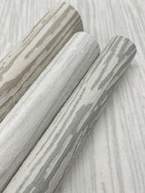 Heartwood Smoke Vinyl Non Woven Wallpaper with Cerused Woodgrain Texture - York RRD7602N