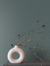 Calliope Rotary Blue Geometric Fabric-Backed Vinyl Wallpaper - Ronald Redding RRD7611N
