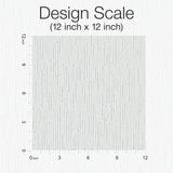 Calliope Optic White Geometric Fabric Backed Vinyl Wallpaper - York RRD7612N