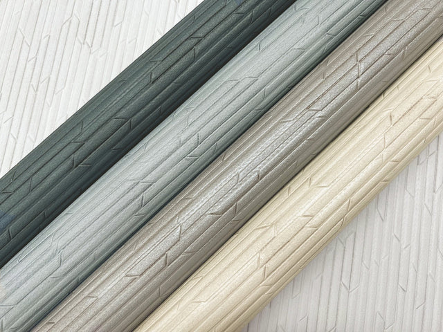 Calliope Fog Transit Geometric Fabric-Backed Vinyl Wallpaper - York RRD7613N