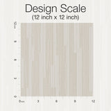 Newel Natural White Textured Stripe Wallpaper - York RRD7623N