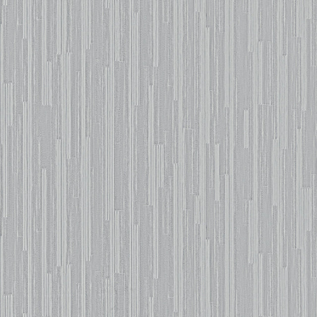 Newel Aluminum Wallpaper with Textured Vertical Stripe Motif - York RRD7624N