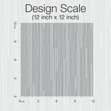 Newel Aluminum Wallpaper with Textured Vertical Stripe Motif - York RRD7624N