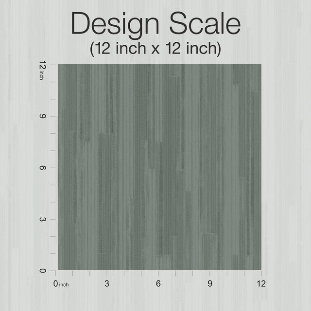 Newel Rotary Black Fabric Backed Vinyl Wallpaper with Textured Vertical Stripe - York RRD7627N