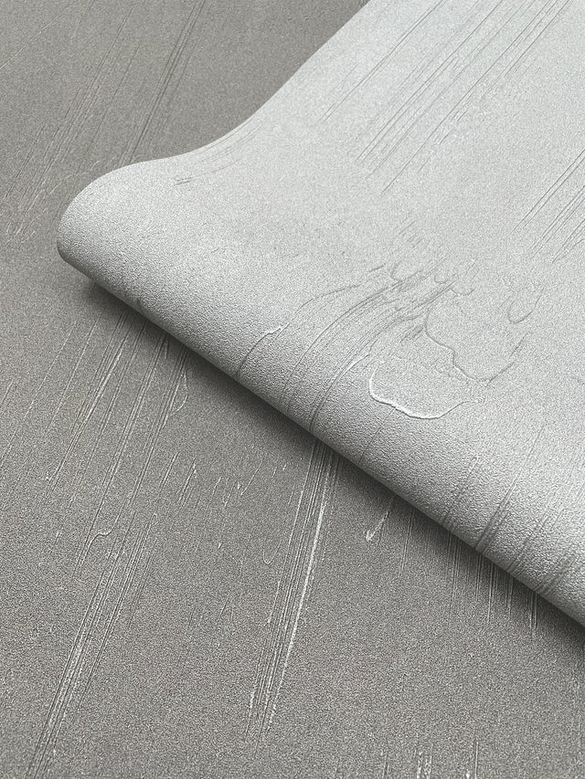 Stockroom Optic White Wallpaper with Faux Plaster Texture - York RRD7631N