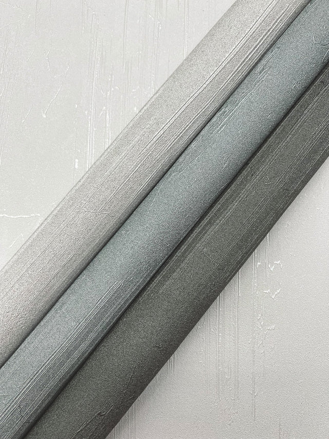 Stockroom Optic White Wallpaper with Faux Plaster Texture - York RRD7631N