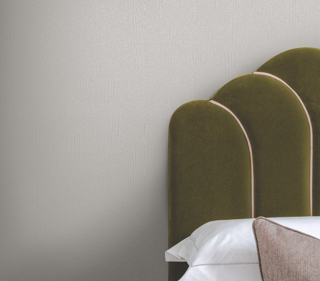 Stockroom Optic White Wallpaper with Faux Plaster Texture - York RRD7631N