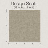 Rugged Linen Adirondack Beige Wallpaper with Textured Linen Weave - York RRD7635N