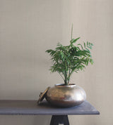 Rugged Linen Powder Sand Wallpaper with Textured Linen Weave - York RRD7637N