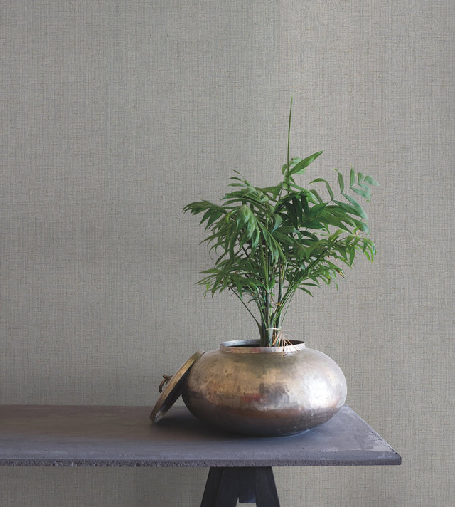 Rugged Linen Dusk Textures Wallpaper with Woven Linen Look - York RRD7639N