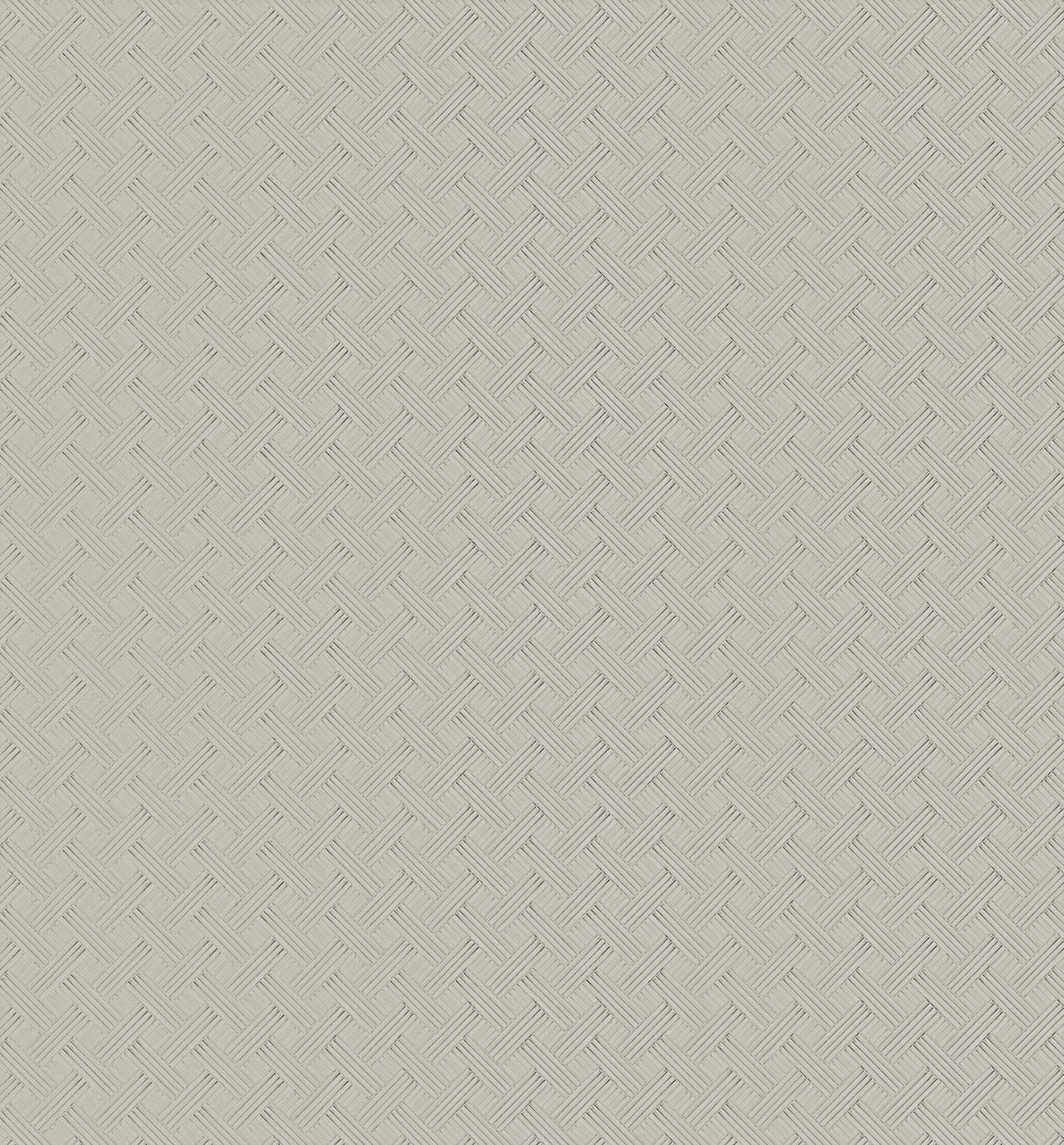 Wickwork Pearl Trax Wallpaper with Textured Geometric Weave - York RRD7647