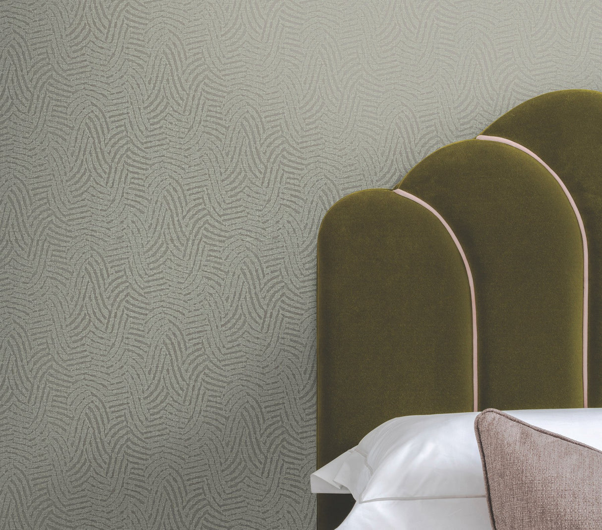 Helix Shale Wallpaper with Abstract Brushstroke Pattern - York RRD7655