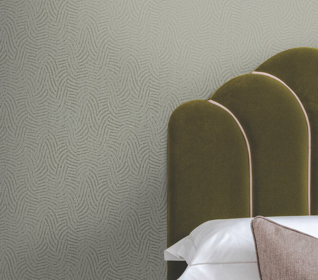 Helix Shale Wallpaper with Abstract Brushstroke Pattern - York RRD7655