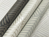 Universal Nature Gravel Wallpaper with Geometric Palm Frond Motif - York RRD7659N